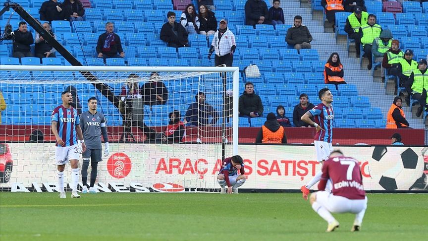 Trabzonspor dan son 5 sezonun en kötü performansı