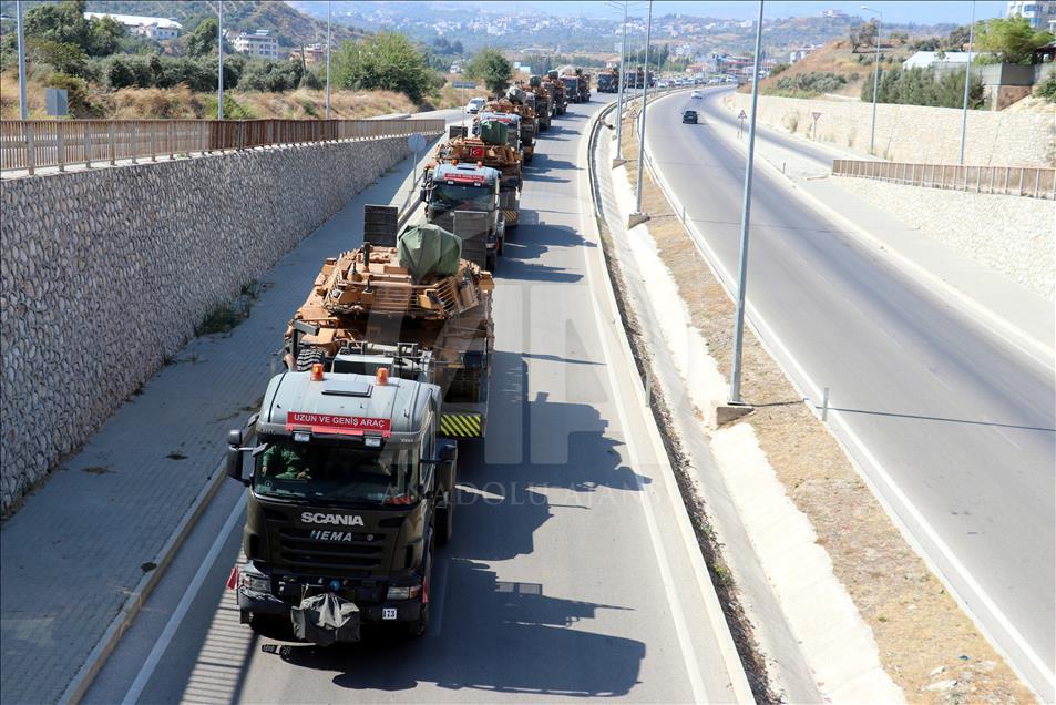 Suriye S N R Na Askeri Sevkiyat Ula T Anadolu Ajans