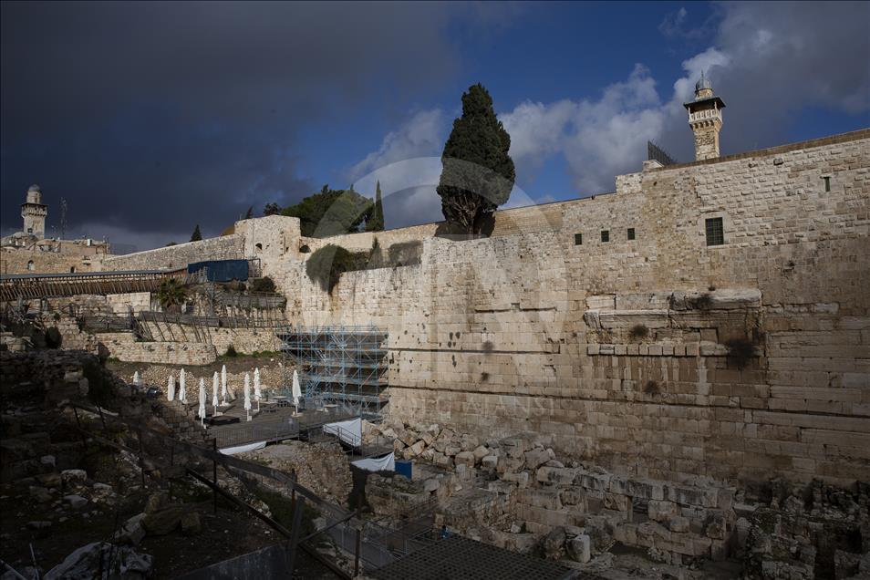 Reconstrucción del Muro de las Lamentaciones en Jerusalén Anadolu Ajansı