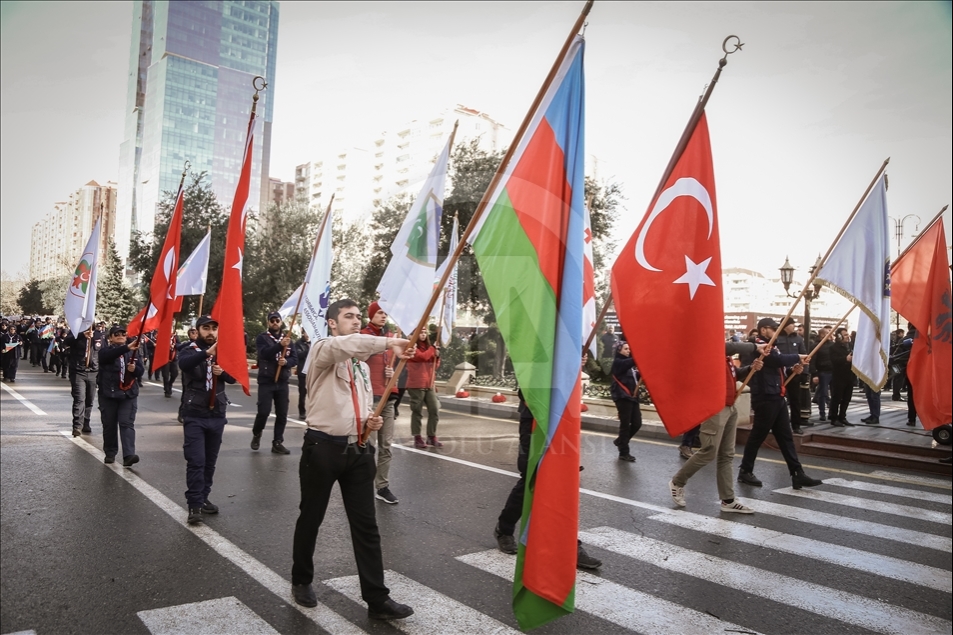 Th Anniversary Of Khojaly Massacre In Baku Anadolu Ajans