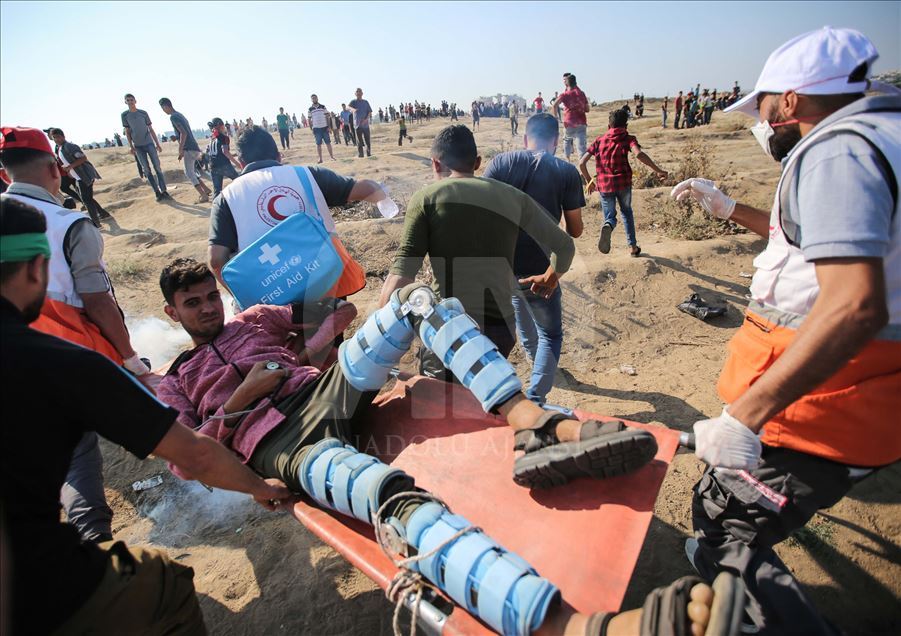 Gran Marcha del Retorno Protestas en Gaza Anadolu Ajansı