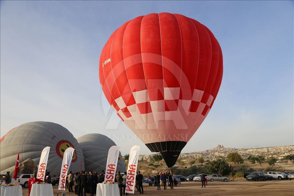 Yerli Retim S Cak Hava Balonu Kapadokya Semalar Nda Anadolu Ajans