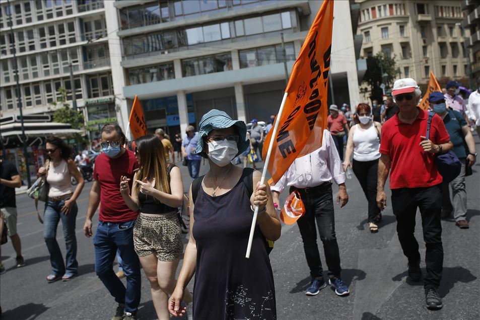 Protestas contra las reformas educativas en Grecia Anadolu Ajansı