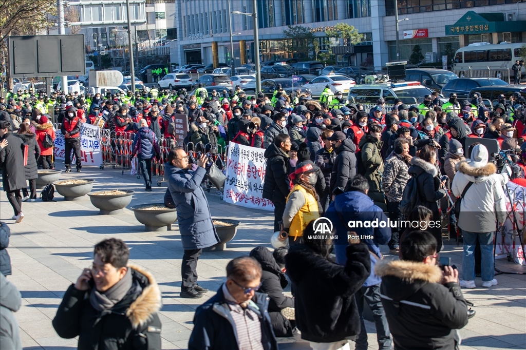 G Ney Kore De K Pek Eti Yasa Na Kar Protesto Anadolu Ajans