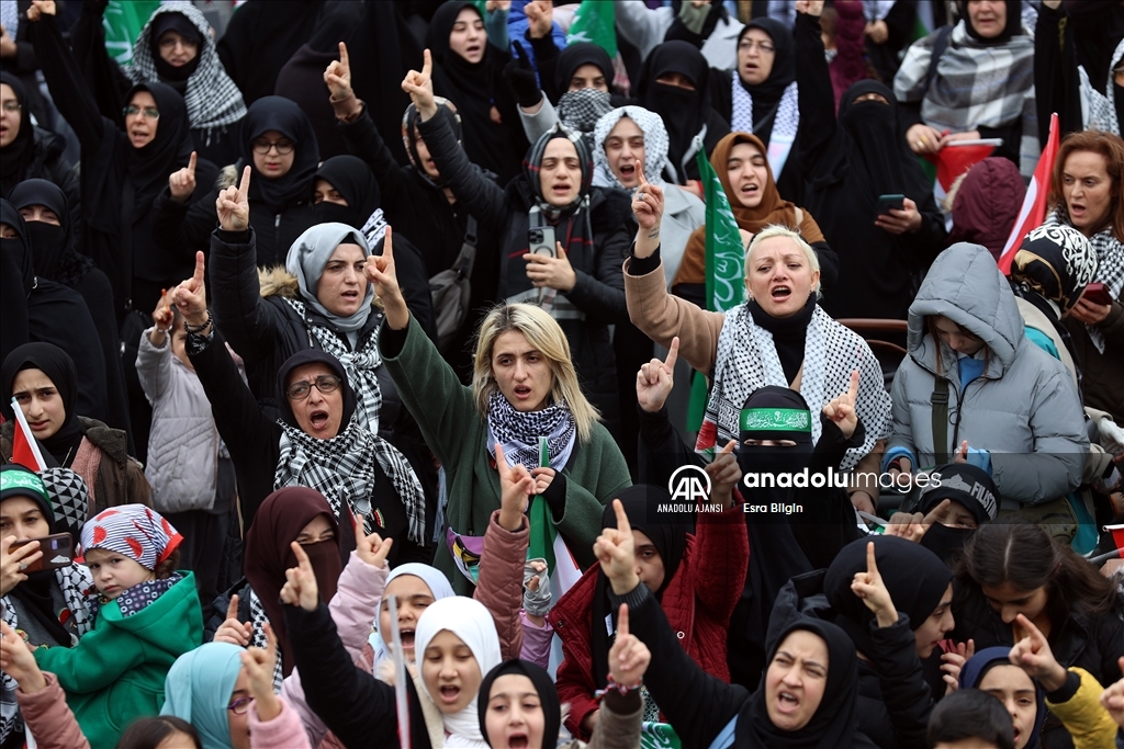 Srail In Gazze Ye Sald R Lar Stanbul Da Protesto Edildi