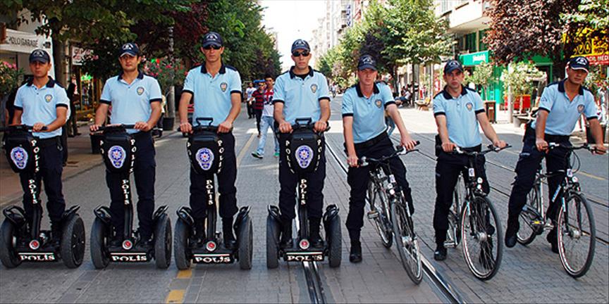 Eskişehir'de gingerlı polisler