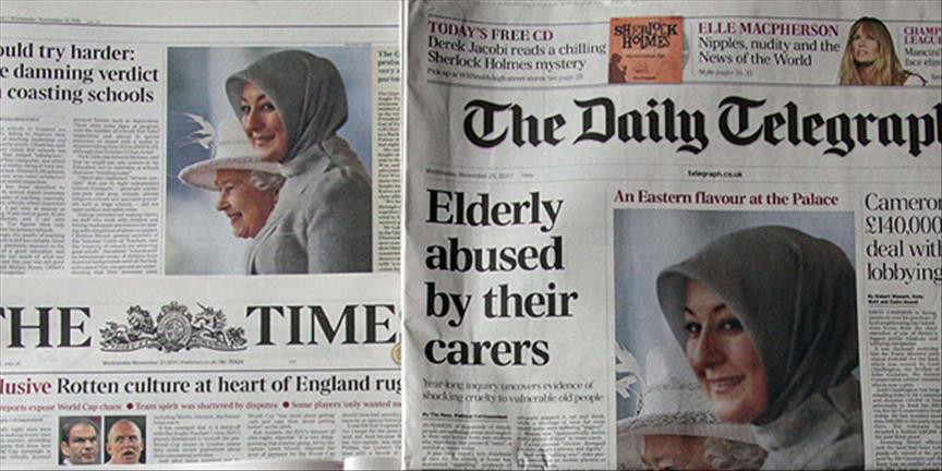 Ziyaret İngiliz basınında