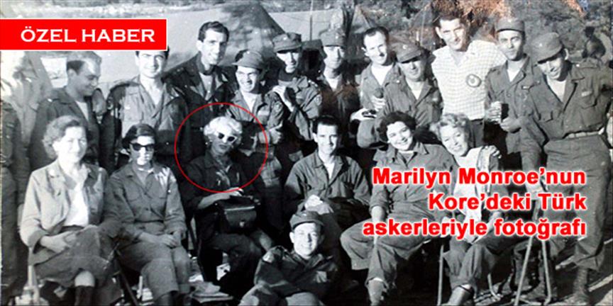 Marilyn Monroe'dan Mehmetçiğe moral