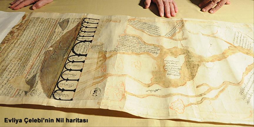 Evliya Çelebi'nin haritası bulundu