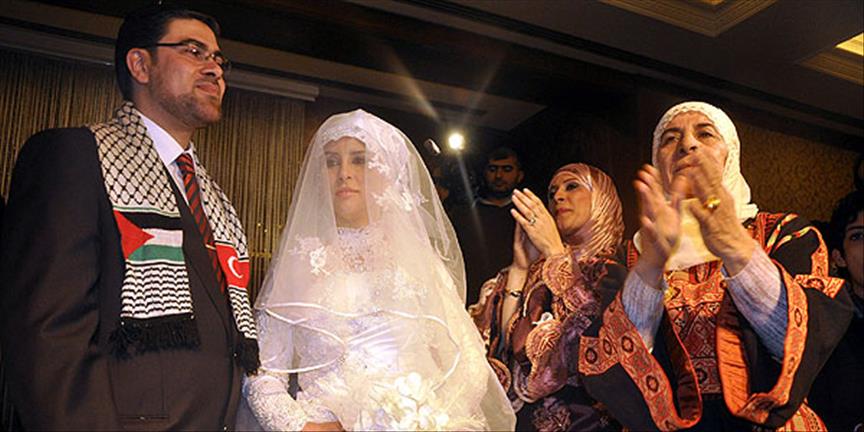 Ankara'da Filistin düğünü
