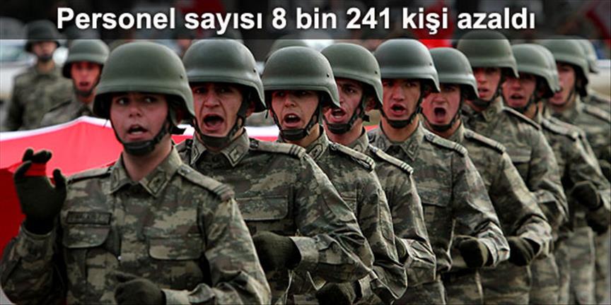 TSK personel sayısı güncellendi