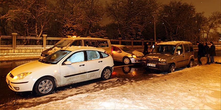 Başkentte trafik kazaları