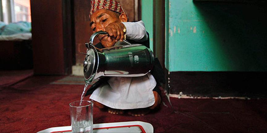 Dünyanın en kısa erkeği Nepal'de