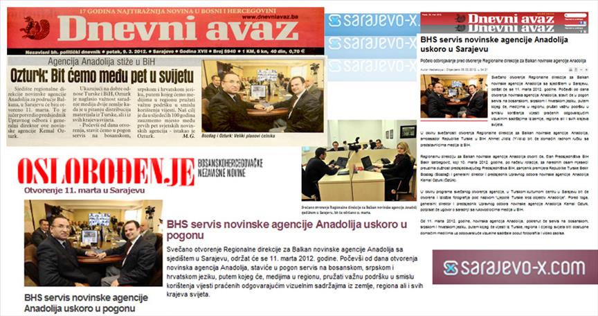 Agencija Anadolija na BHS