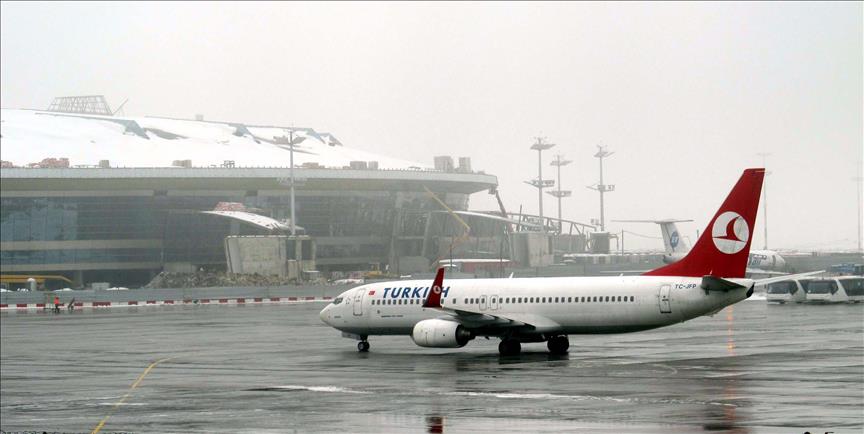 THY cancels 42 flights due to strong southwester in Istanbul
