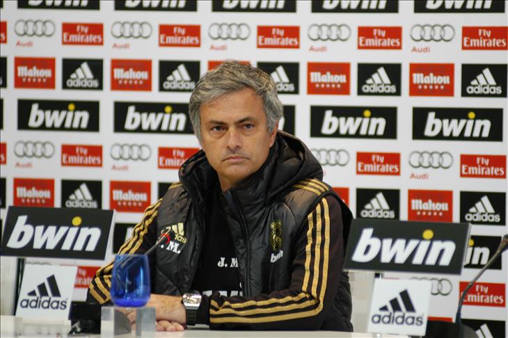 Real Madrid Coach Mourinho due to Istanbul