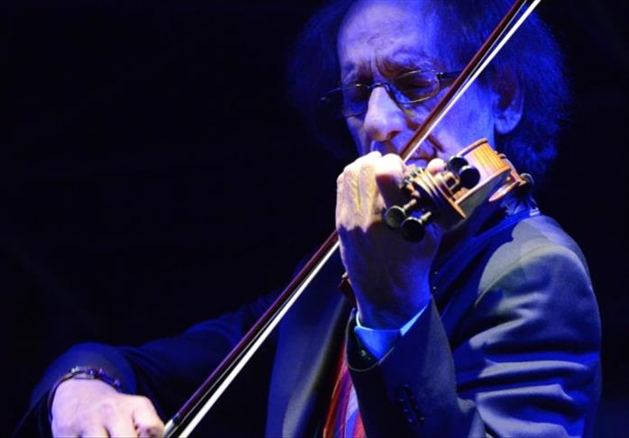 Iranian violinist Farjad performs at Bodrum Castle