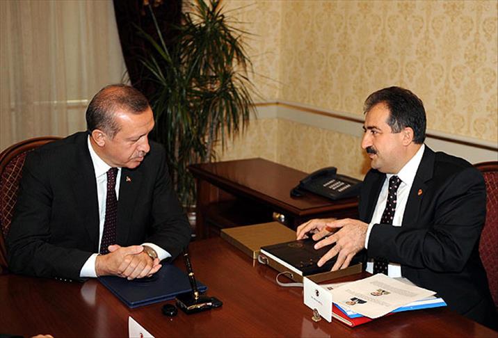 Erdoğan, Akyel'i kabul etti