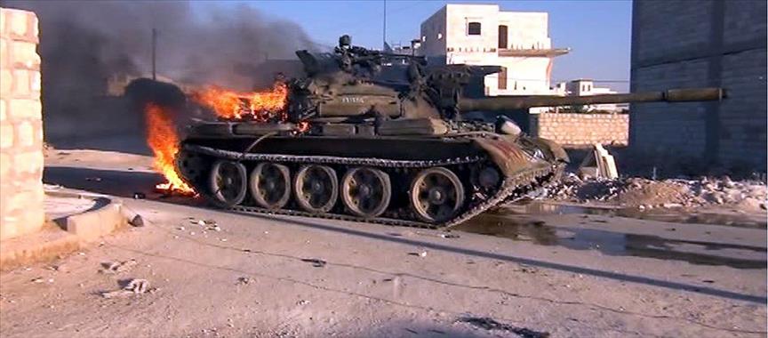 Tanks of Syrian army enter Aleppo