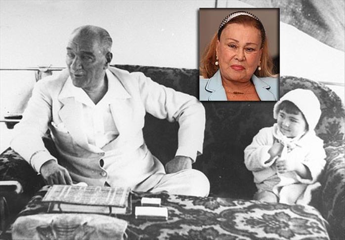 Ataturk's adopted daughter dies in a traffic accident