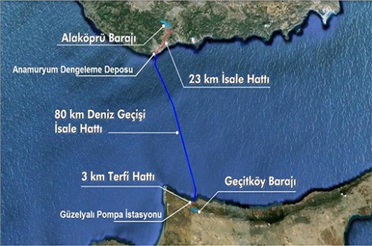 KKTC'ye su için 4 köy boşaltılacak