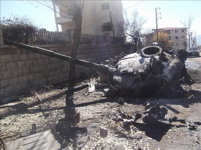 Syrian Zabadani town turns into a ruin
