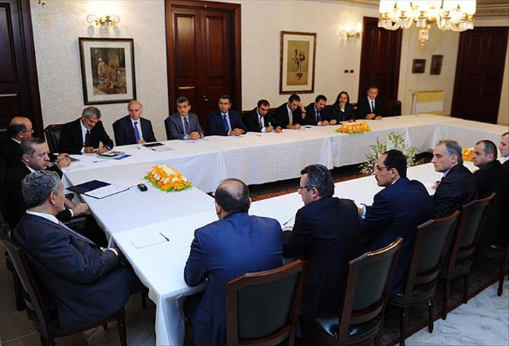 Erdoğan medya temsilcilerini kabul etti