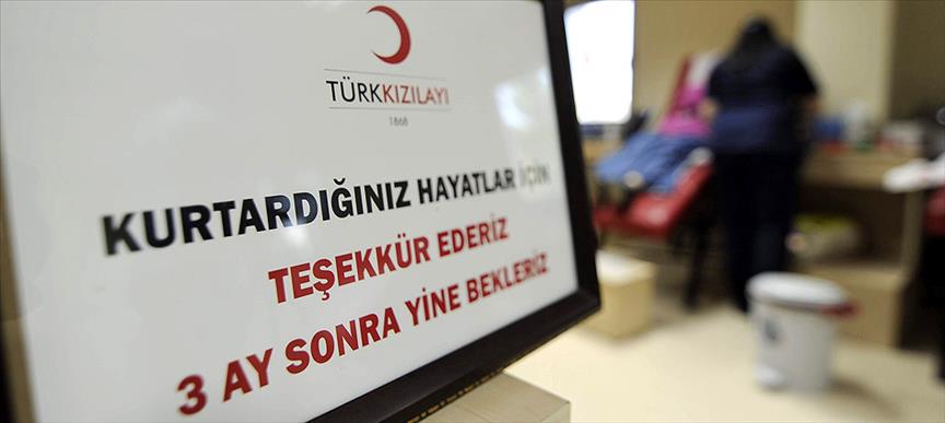 Kan bağışının her adımı görüntülendi