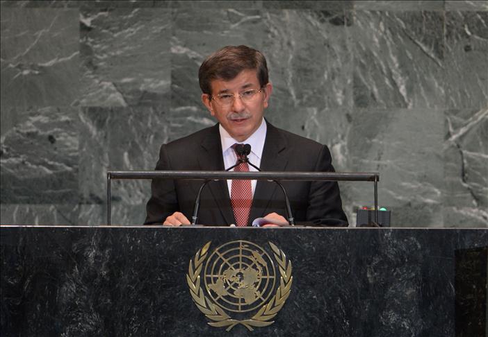 Turkish foreign minister addresses UN General Assembly