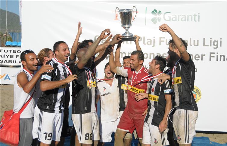 Plaj futbolunda şampiyon Beşiktaş