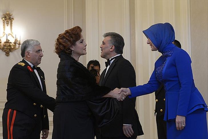Turkish president and spouse host Republic Day reception  