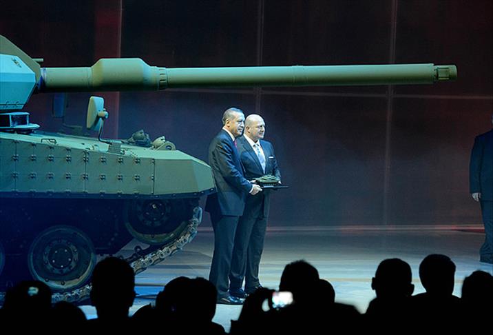 Yerli tank tanıtıldı