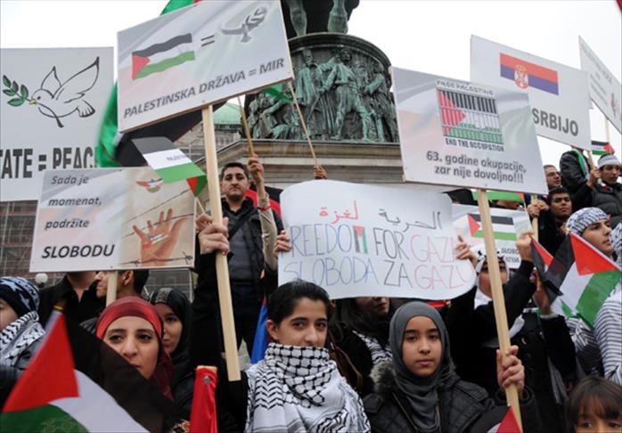 Beograd: Mirni protest palestinske dijaspore u Srbiji