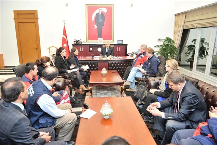 Members of WHO, UNICEF, UNHCR visit Syrians in Turkey