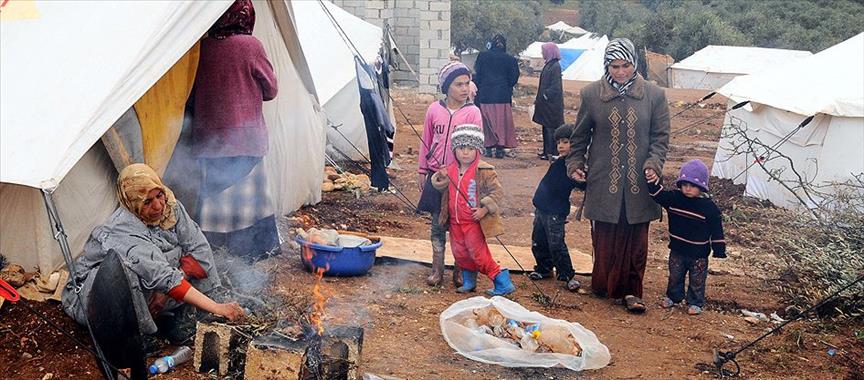 Syrian "mothers" struggling against cold