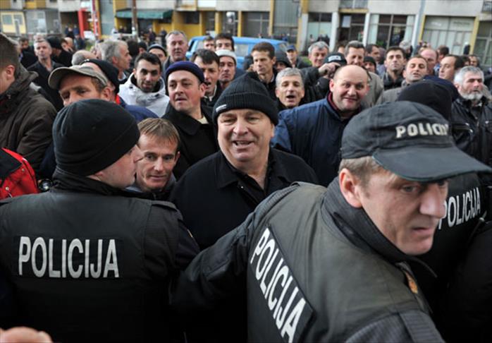 Incident na protestima poljoprivrednika u Sarajevu
