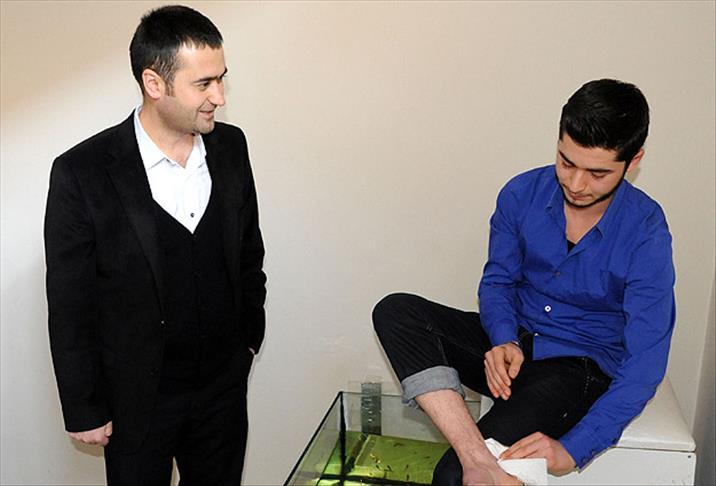 Çorumlular ''doktor balıkları'' sevdi