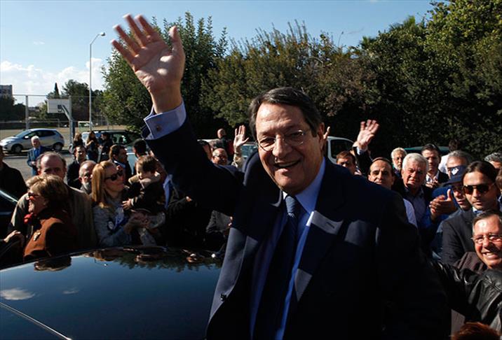 Anastasiadis becomes new leader of southern Cyprus