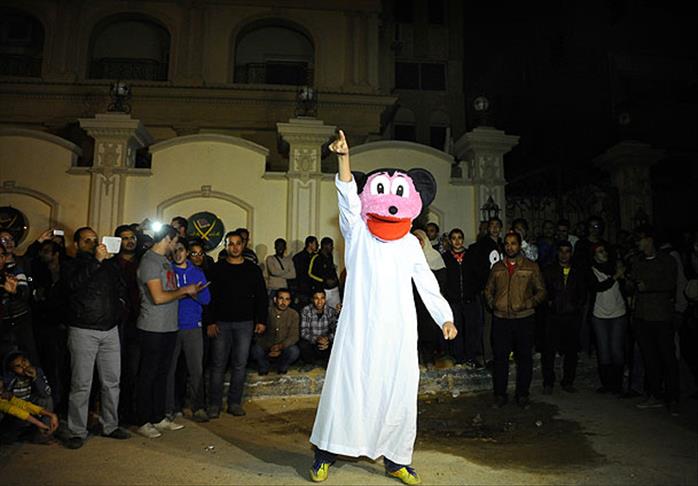 Egipćani protestovali plesom prerušeni u likove iz crtanih filmova