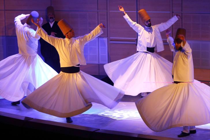 Turkish whirling dervishes performed in Lebanon