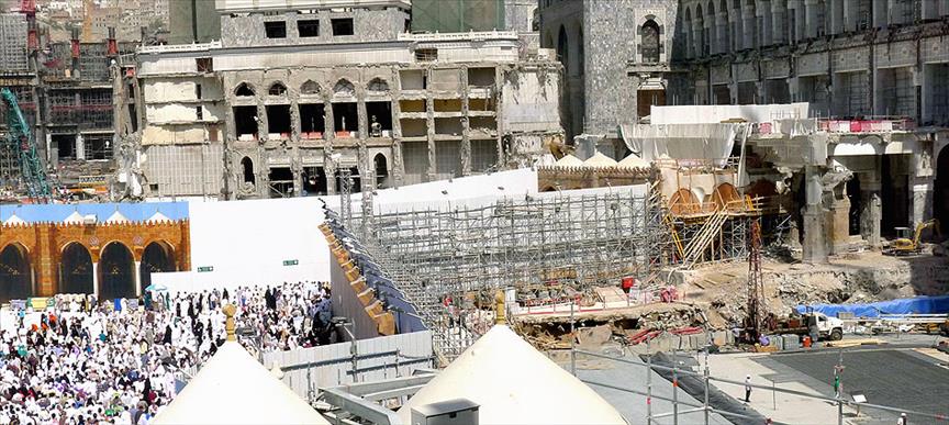 Kabe'nin çevresi değişiyor