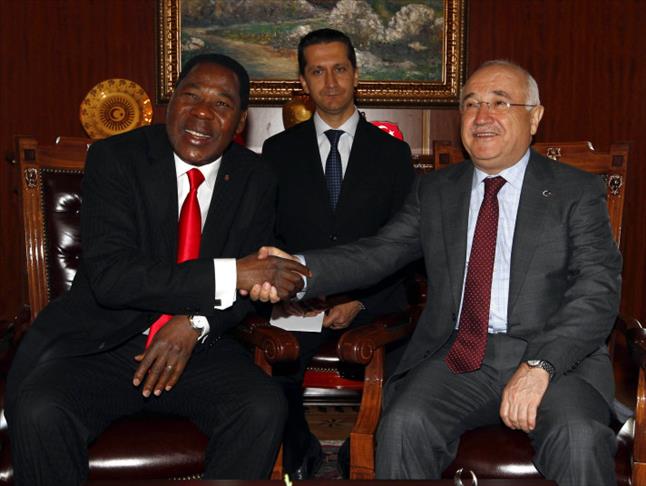 President of Benin in Turkish parliament