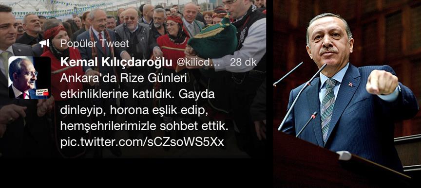 Kılıçdaroğlu'nun ''tweet''ini ti'ye aldı