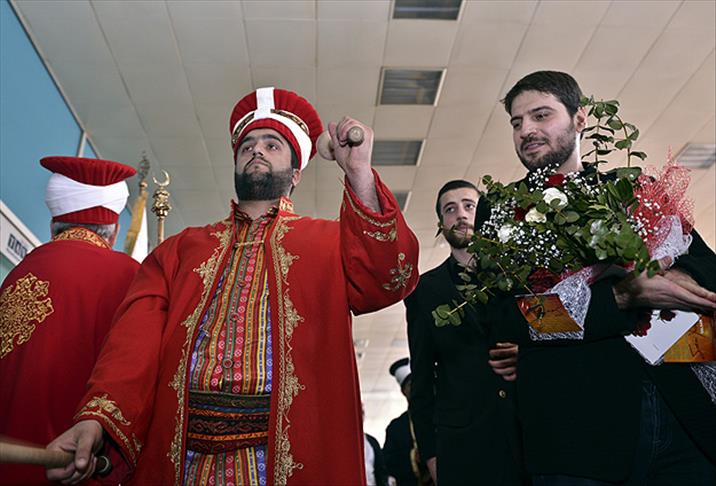 Sami Yusuf'a mehterli karşılama