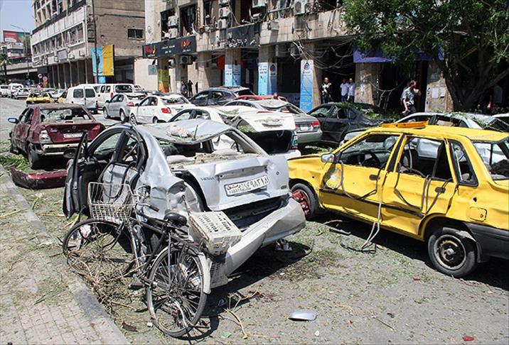 Şam'da şiddetli patlama: 16 ölü