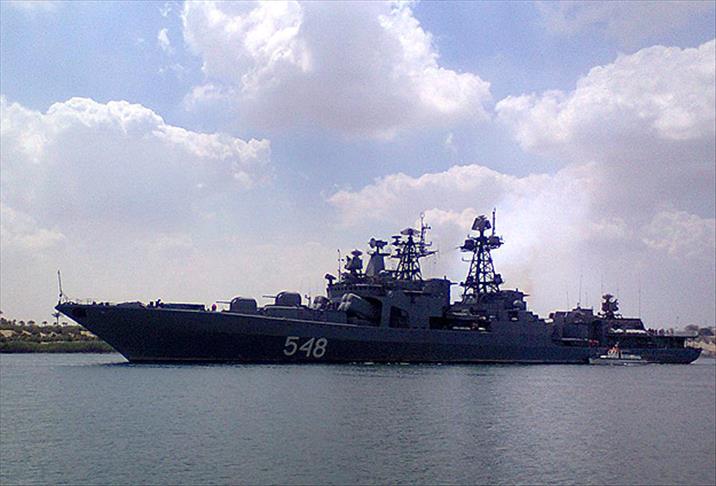 Rus savaş gemileri Akdeniz'de