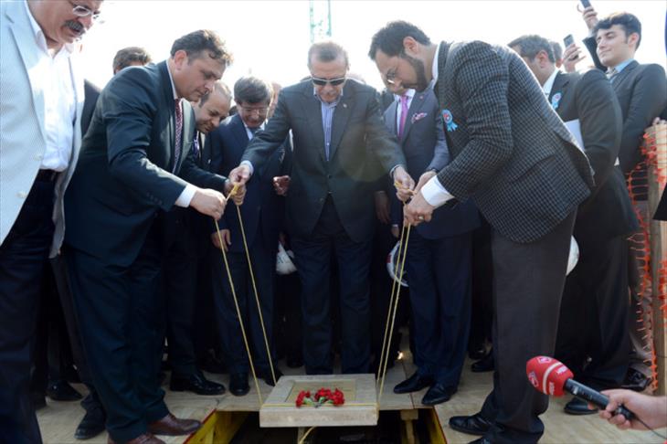Turkish PM attends groundbreaking ceremony for Turkish-American Culture Center