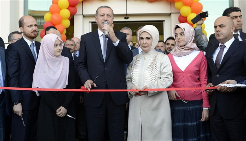 Erdoğan'dan kız öğrenci yurdu açılışı