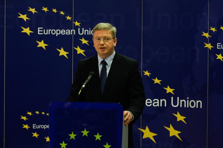EU's Fule supports Turkish President's call  to ease Taksim Gezi Park protests