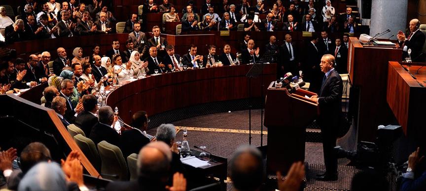 Turkish premier addresses Algerian national assembly